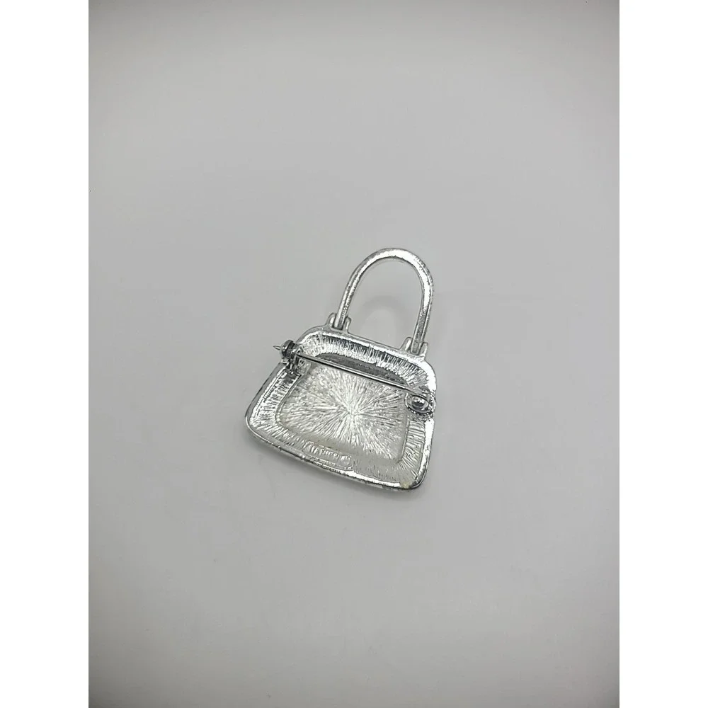 Vintage Napier Brooch Pin Handbag Purse Handle Jewelry Costume‎